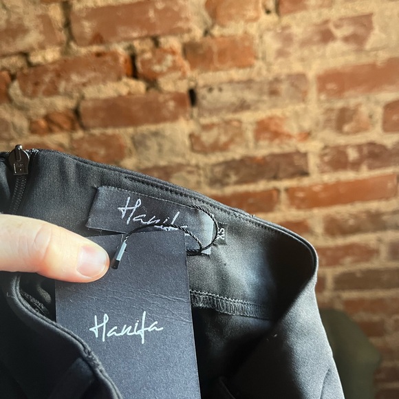 Hanifa Black Feather Ava Trousers NWT - Picture 5 of 7